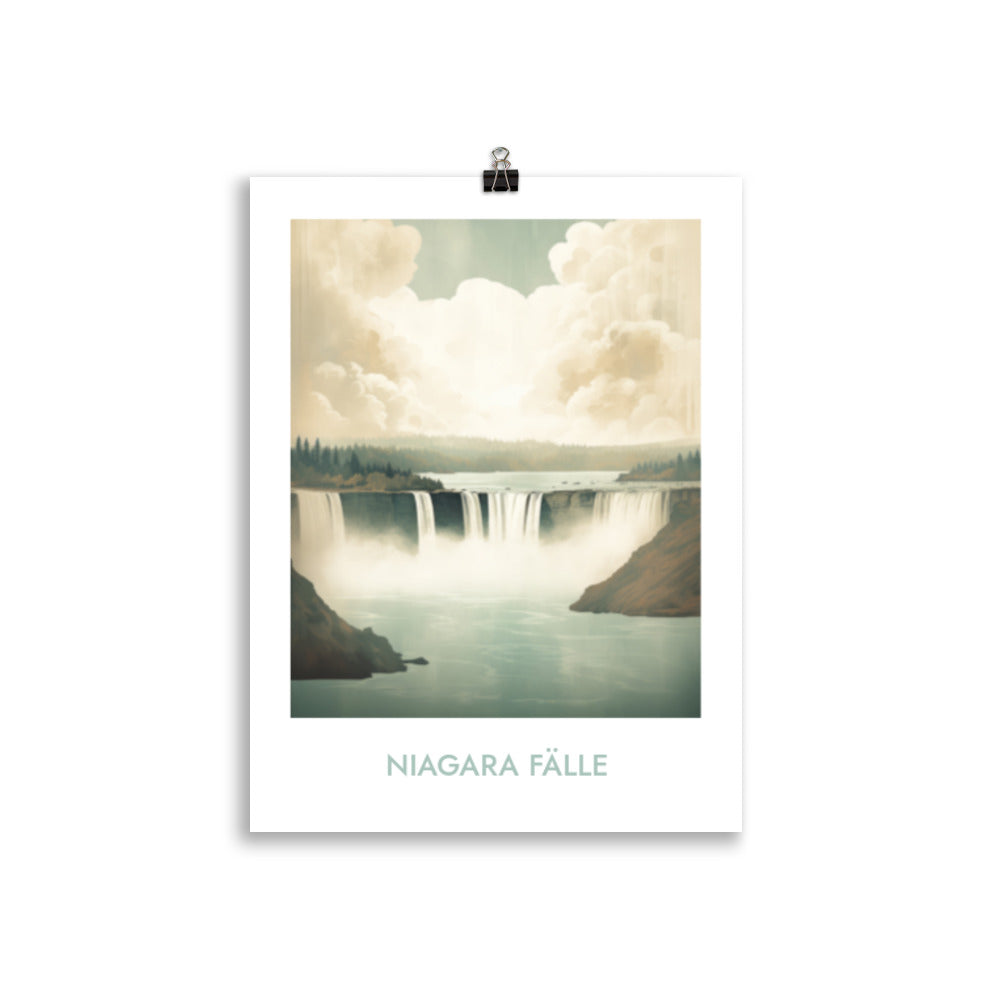 Niagara Fälle - mit Schrift