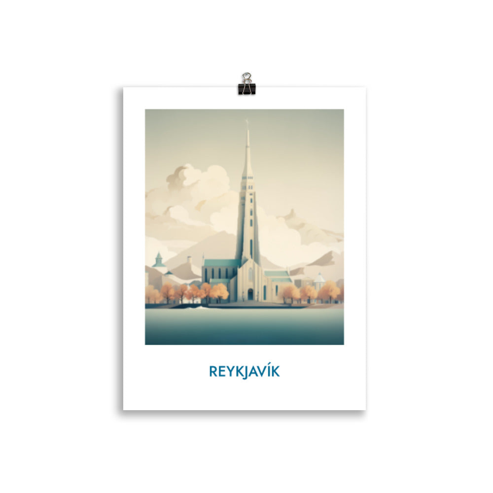 Reykjavik - mit Schrift