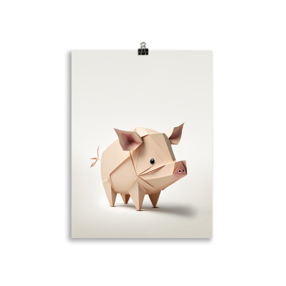 Origami Baby Schwein