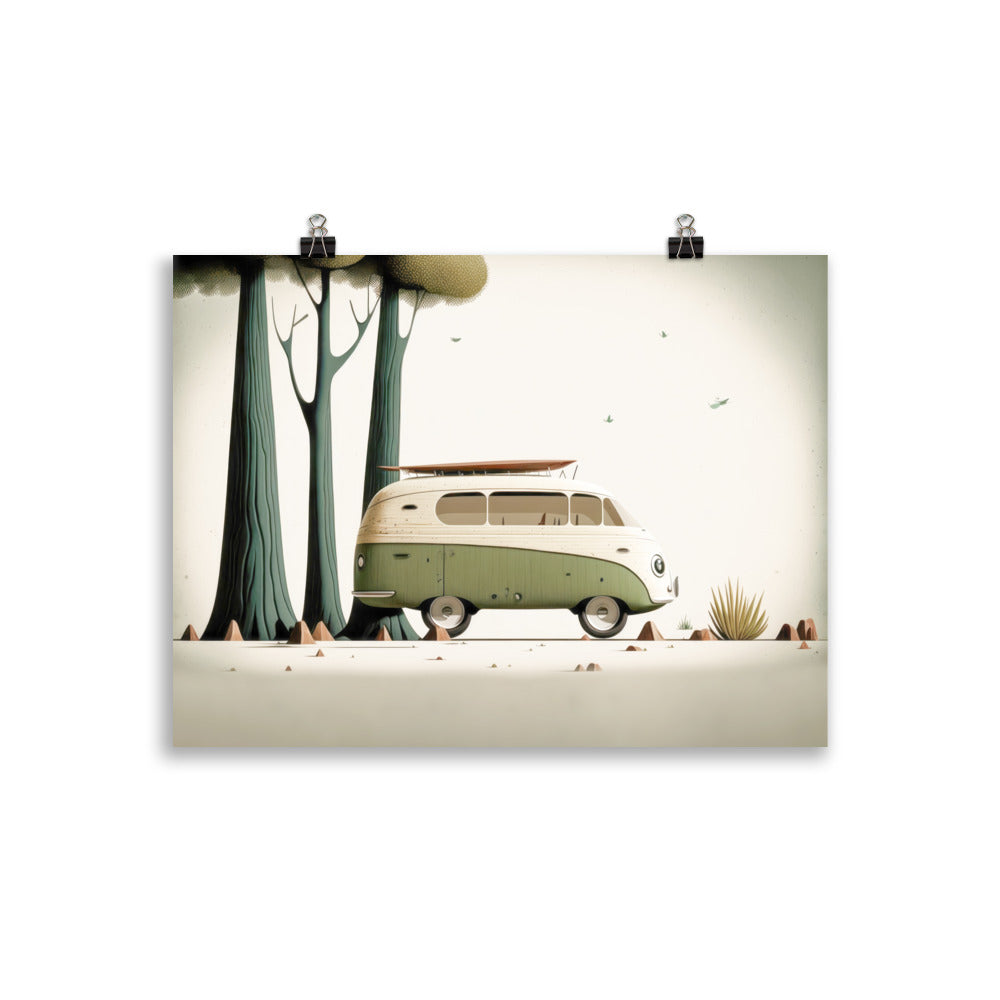 Camper im Wald