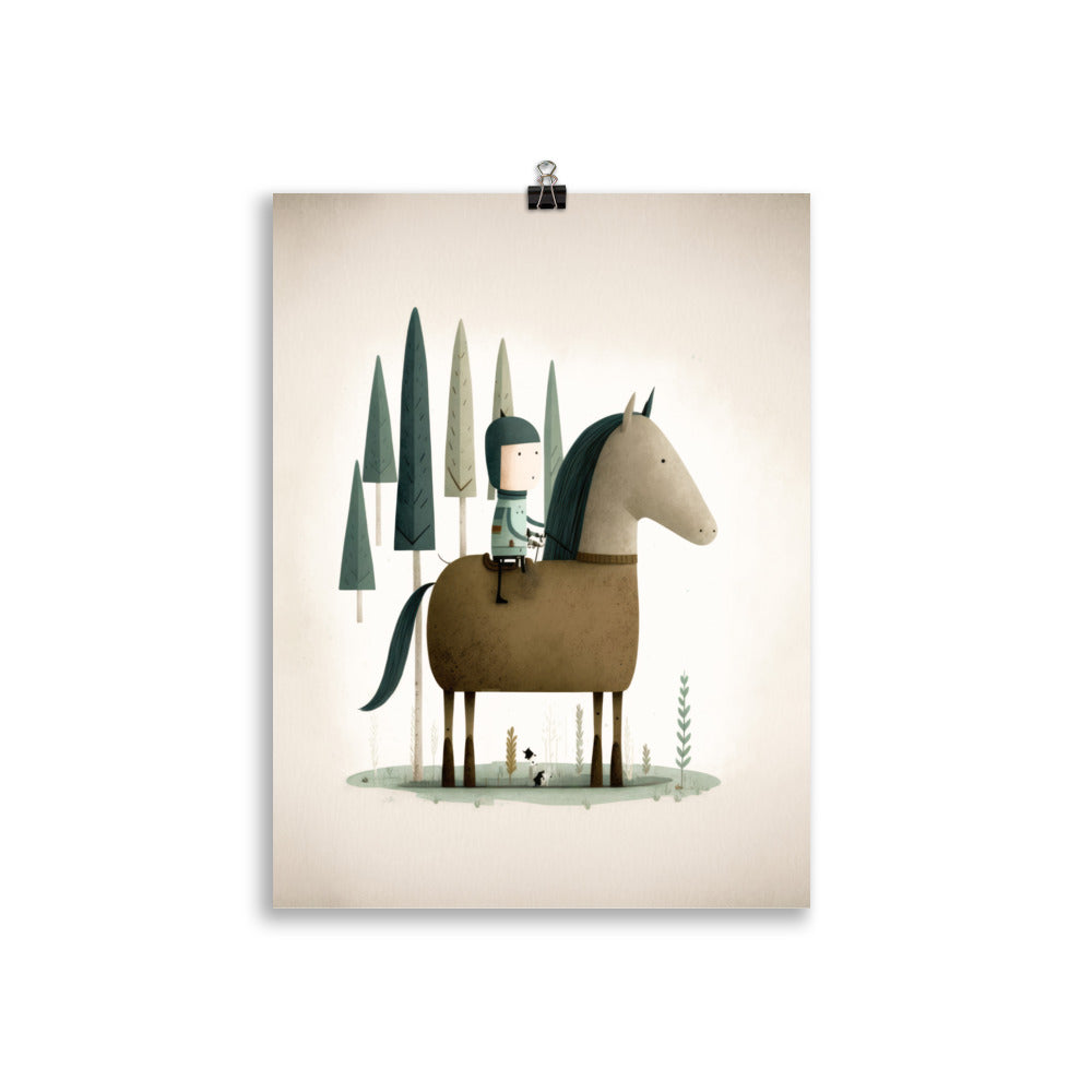 Knight on his horse