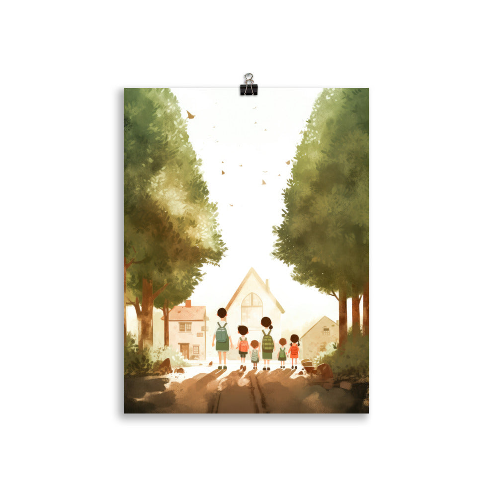 Sur le chemin de l'école