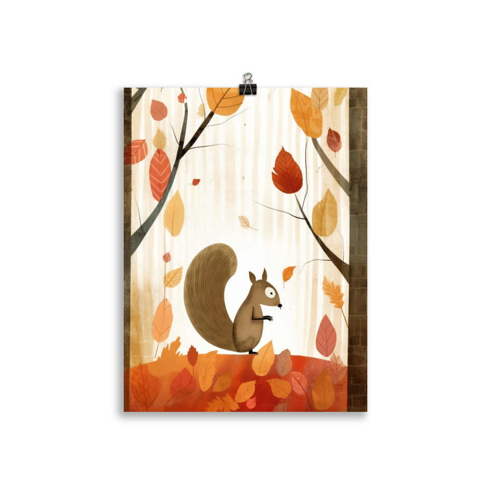 Écureuils d'automne