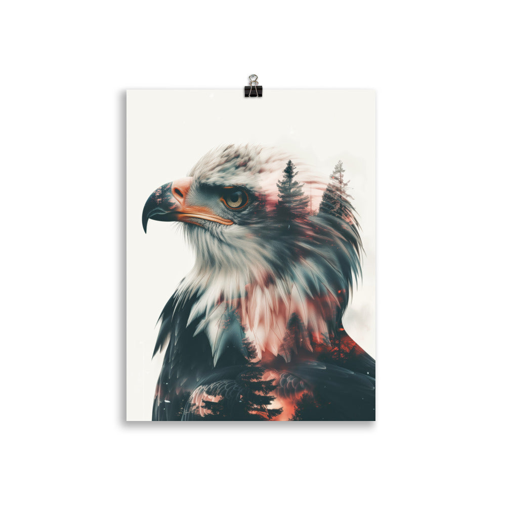 Double exposure eagle 1