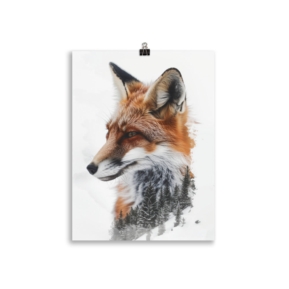 Double exposure fox 3