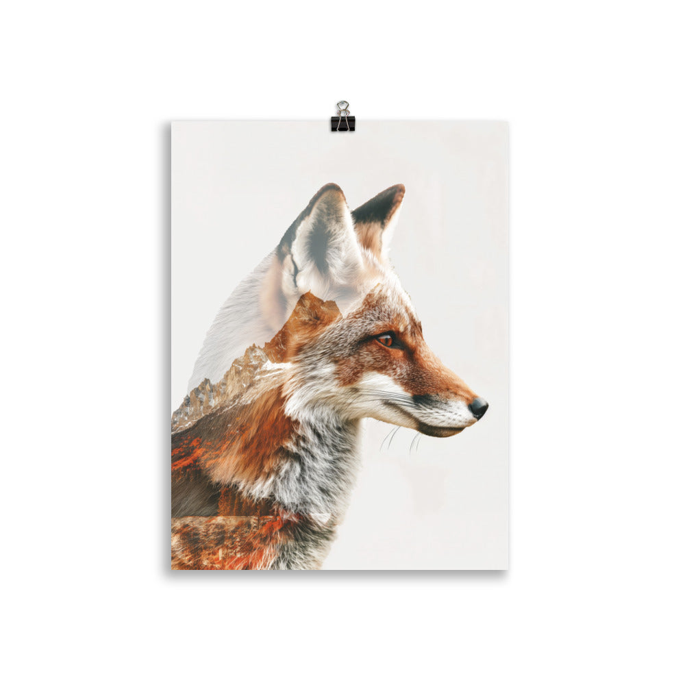 Double exposure fox 4