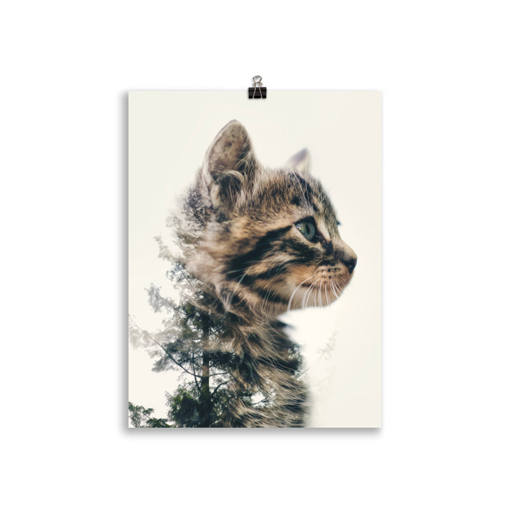 Double exposure kitten 2