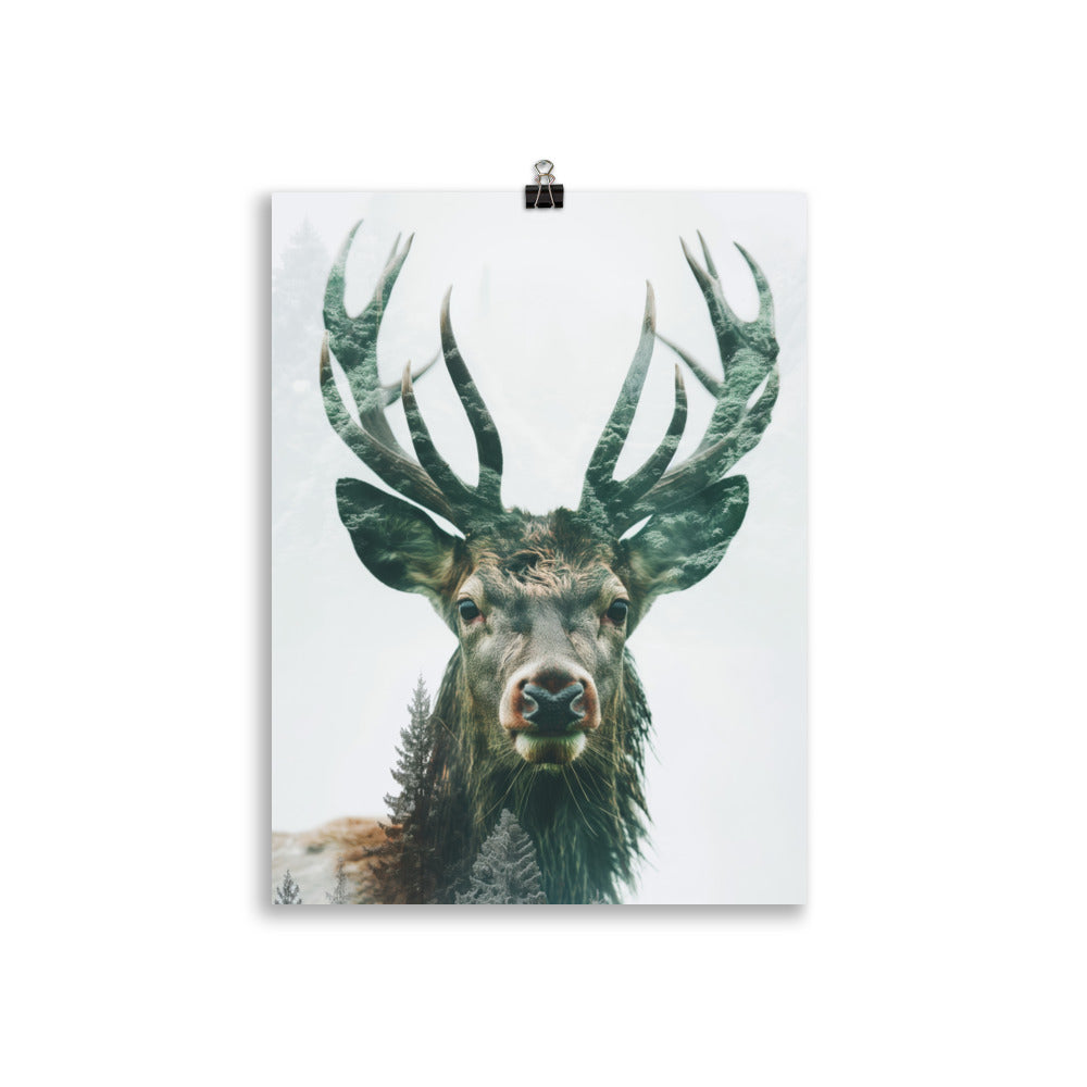 Double exposure deer 3