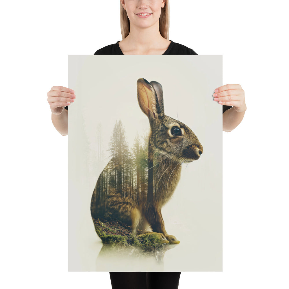 Doppelbelichtung Hase 2