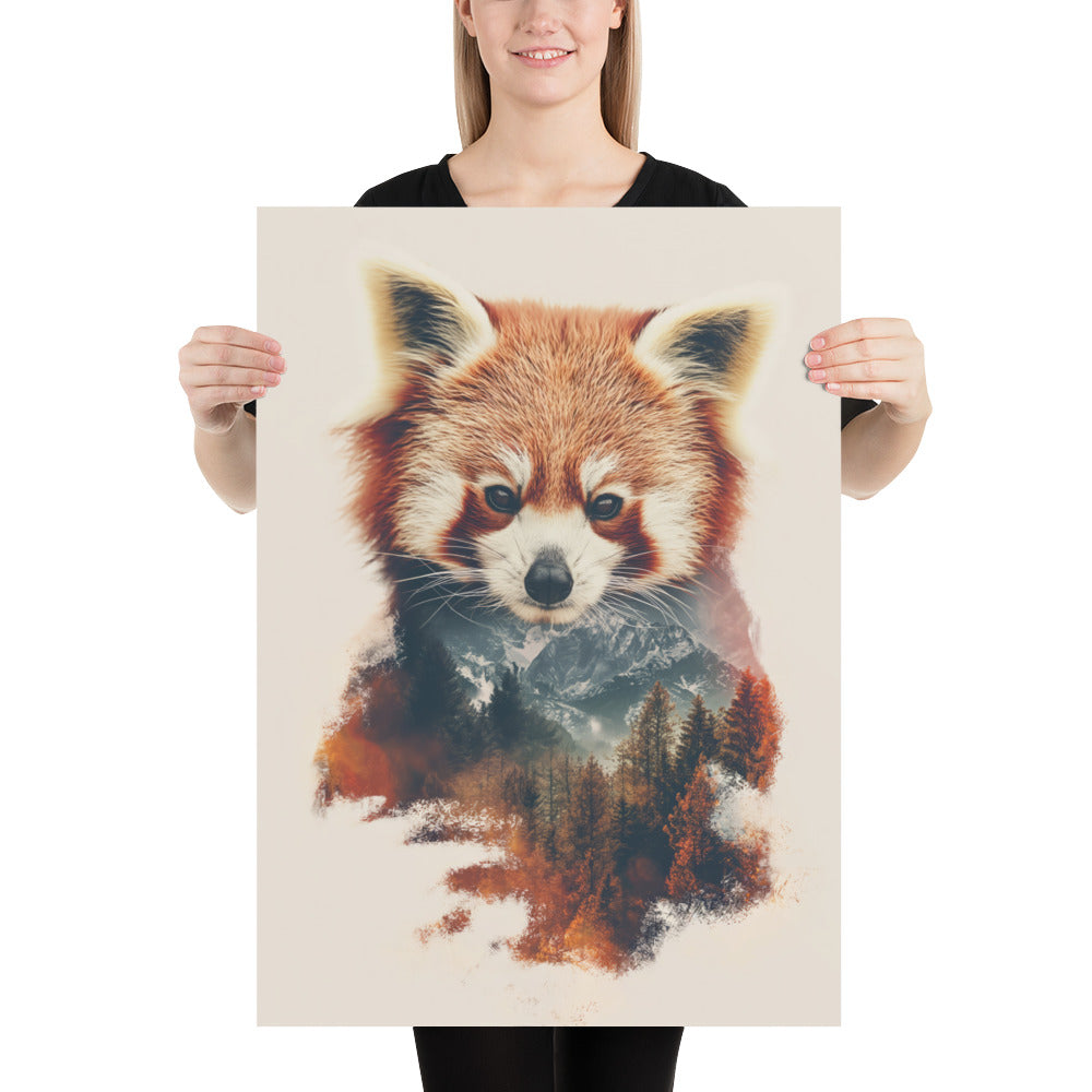 Doppelbelichtung roter Panda 2