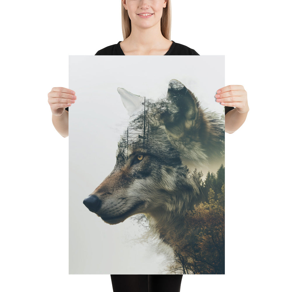 Double exposition loup 3