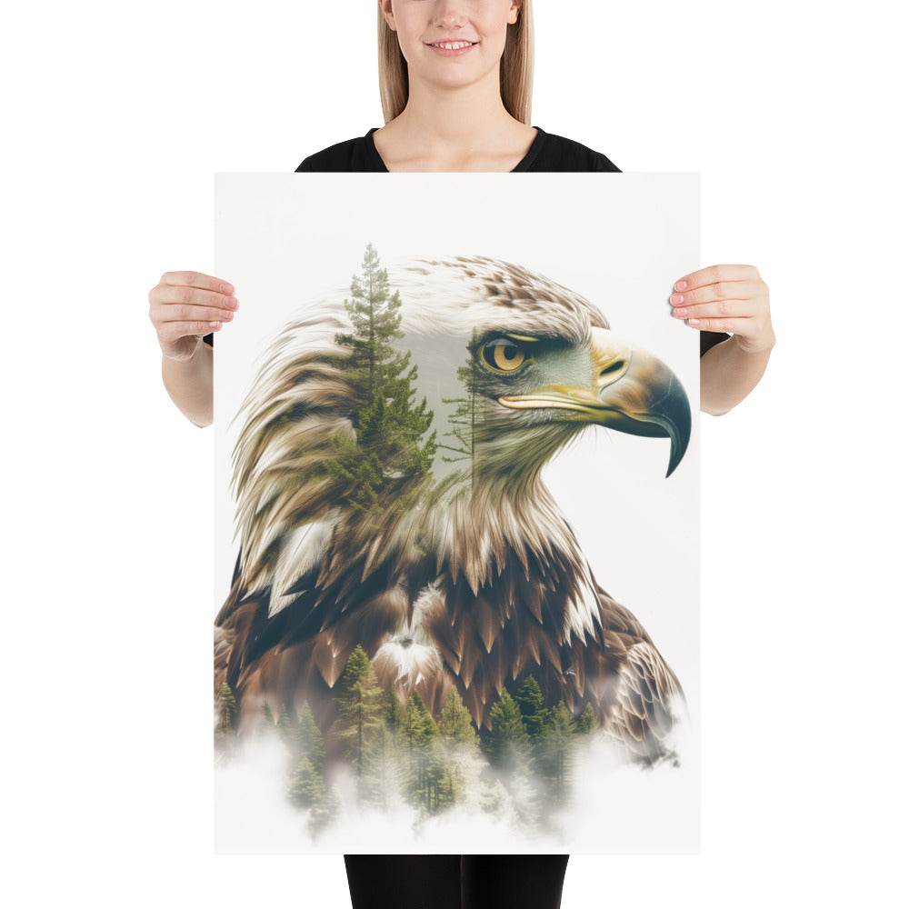 Double exposure eagle 2