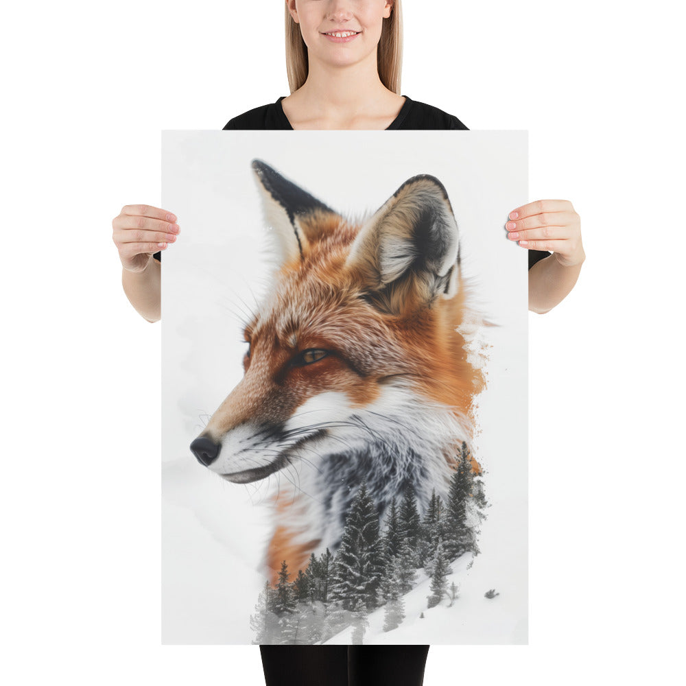 Double exposure fox 3