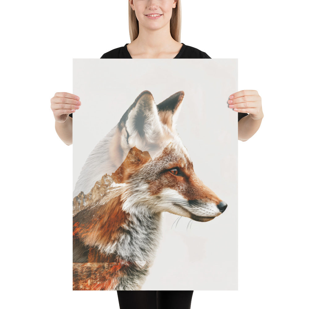Double exposure fox 4