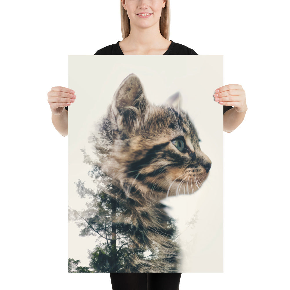 Double exposure kitten 2