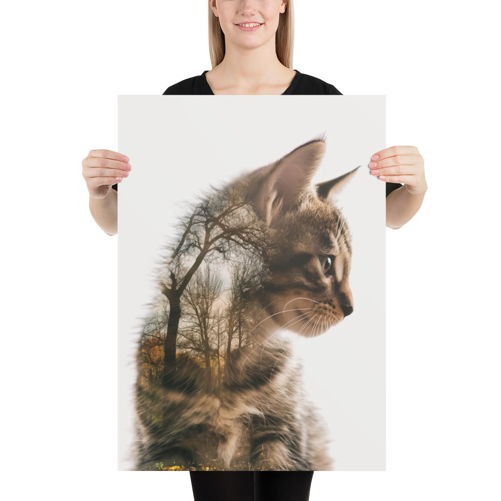 Double exposure kitten 3