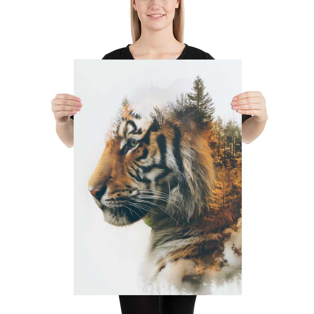 Double exposure tiger 1
