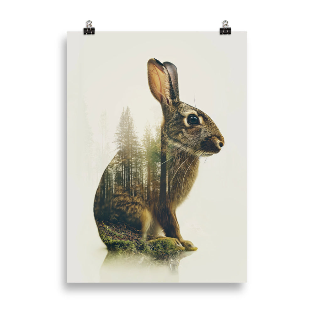 Doppelbelichtung Hase 2