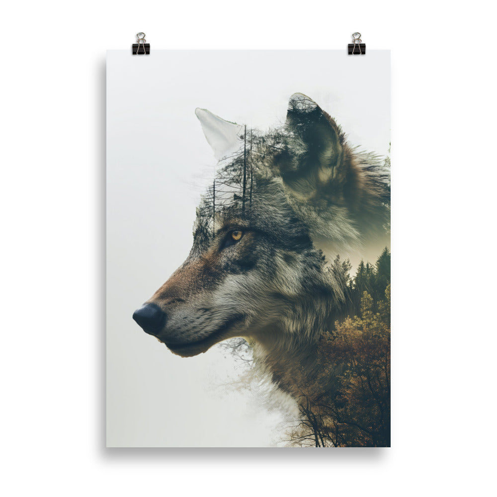 Double exposition loup 3