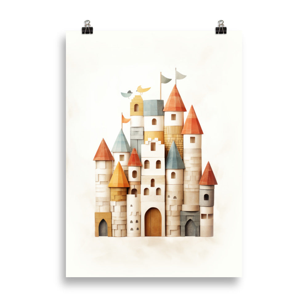 Château en blocs de construction