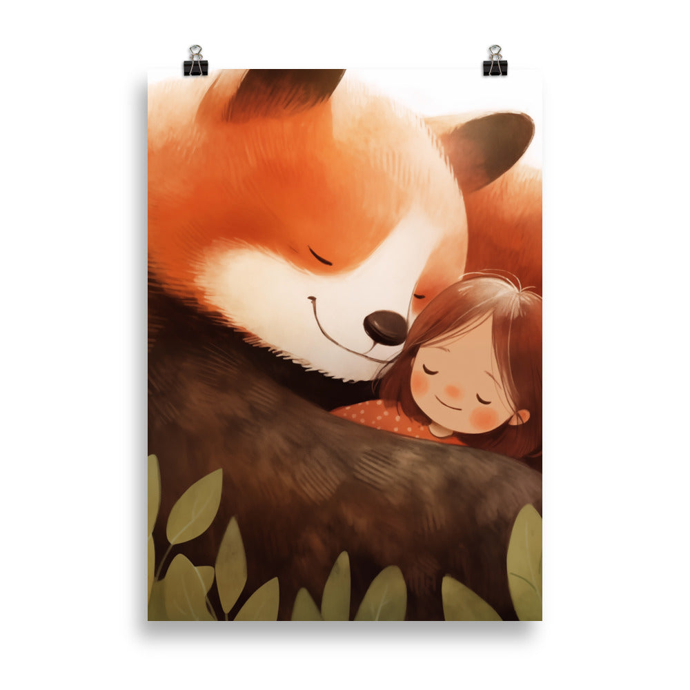 Le calme du panda roux