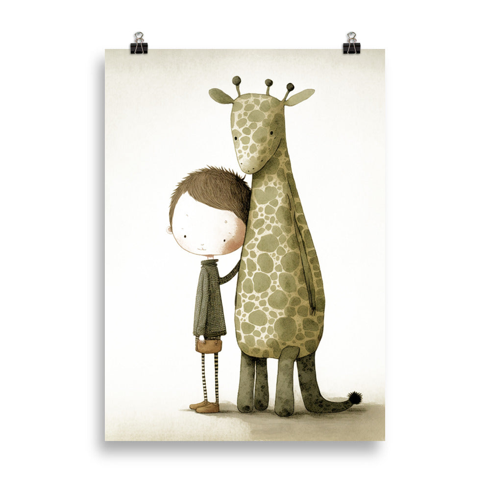 Girafe et son meilleur ami