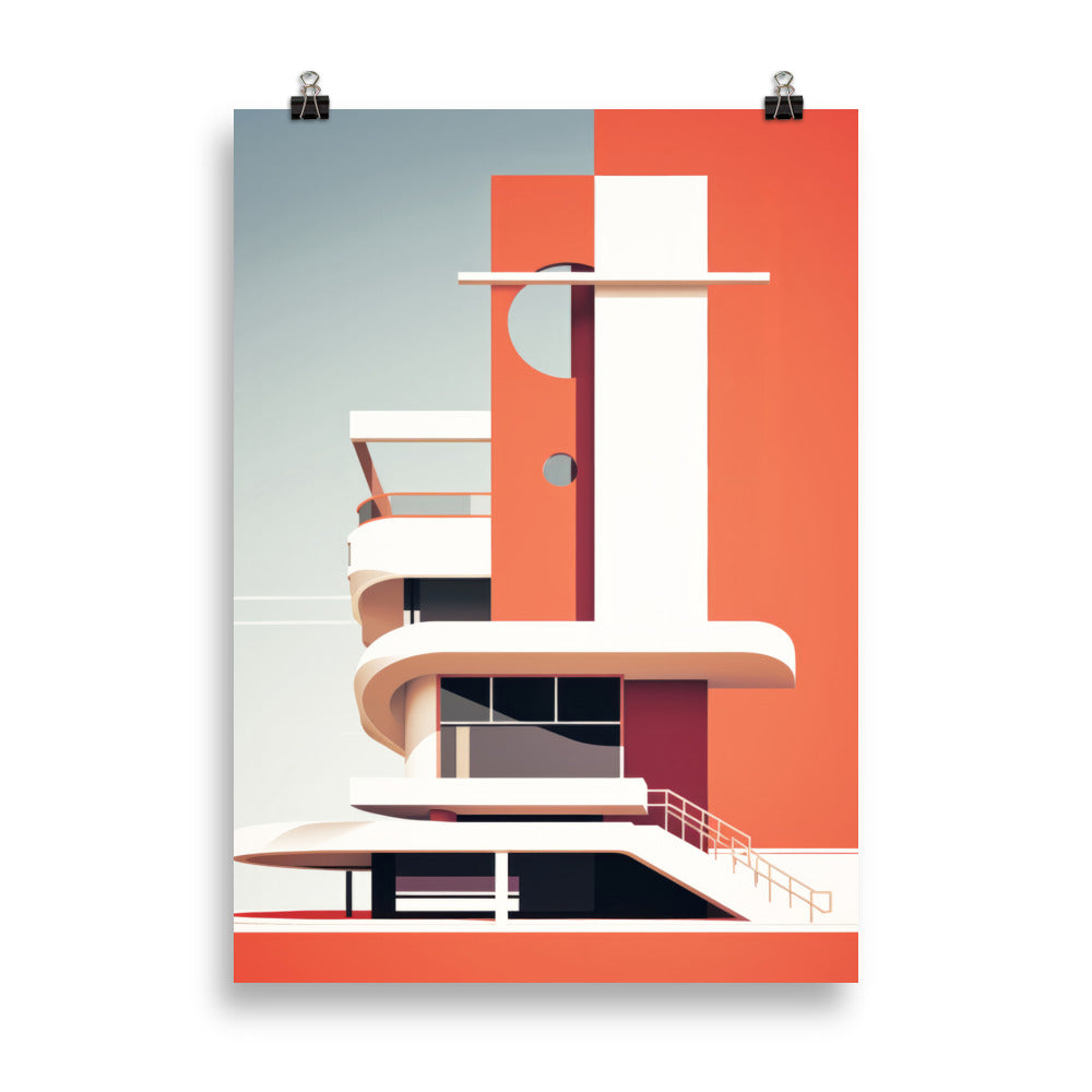 Futuristischer Bau