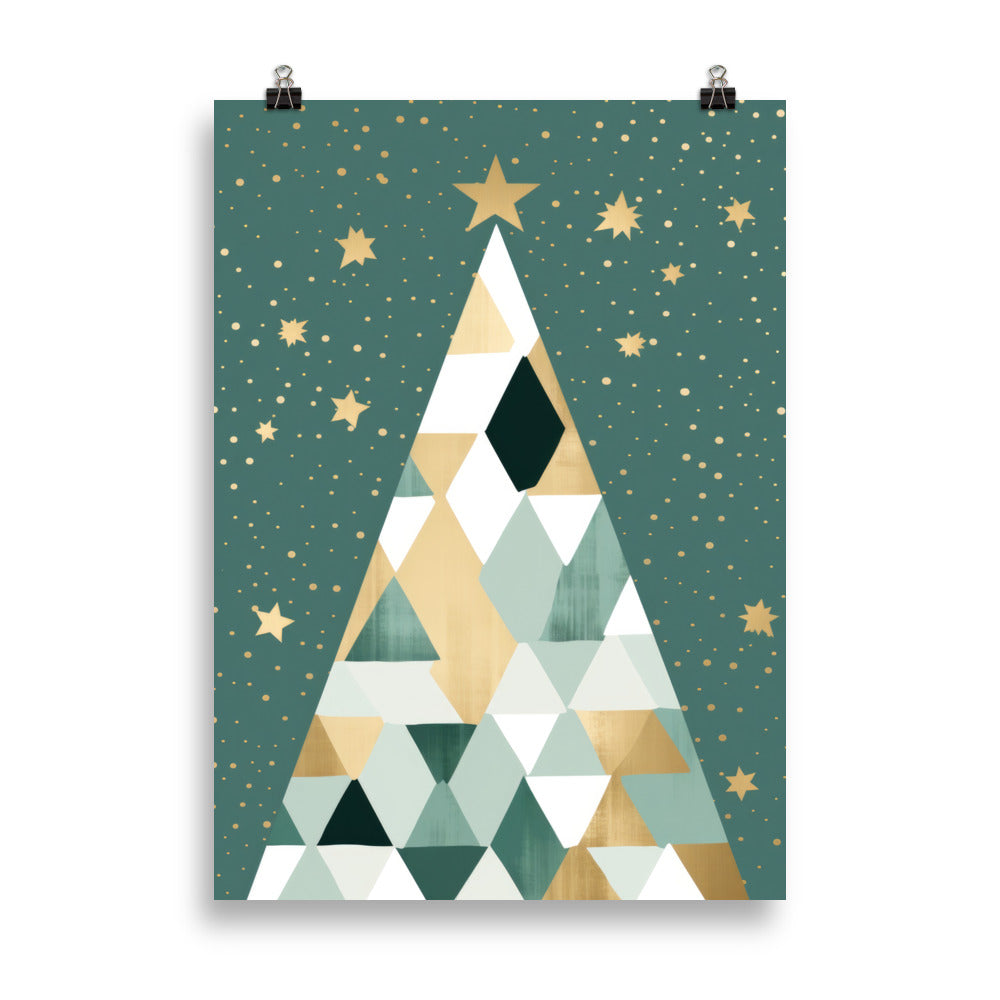 arbre de Noël abstrait