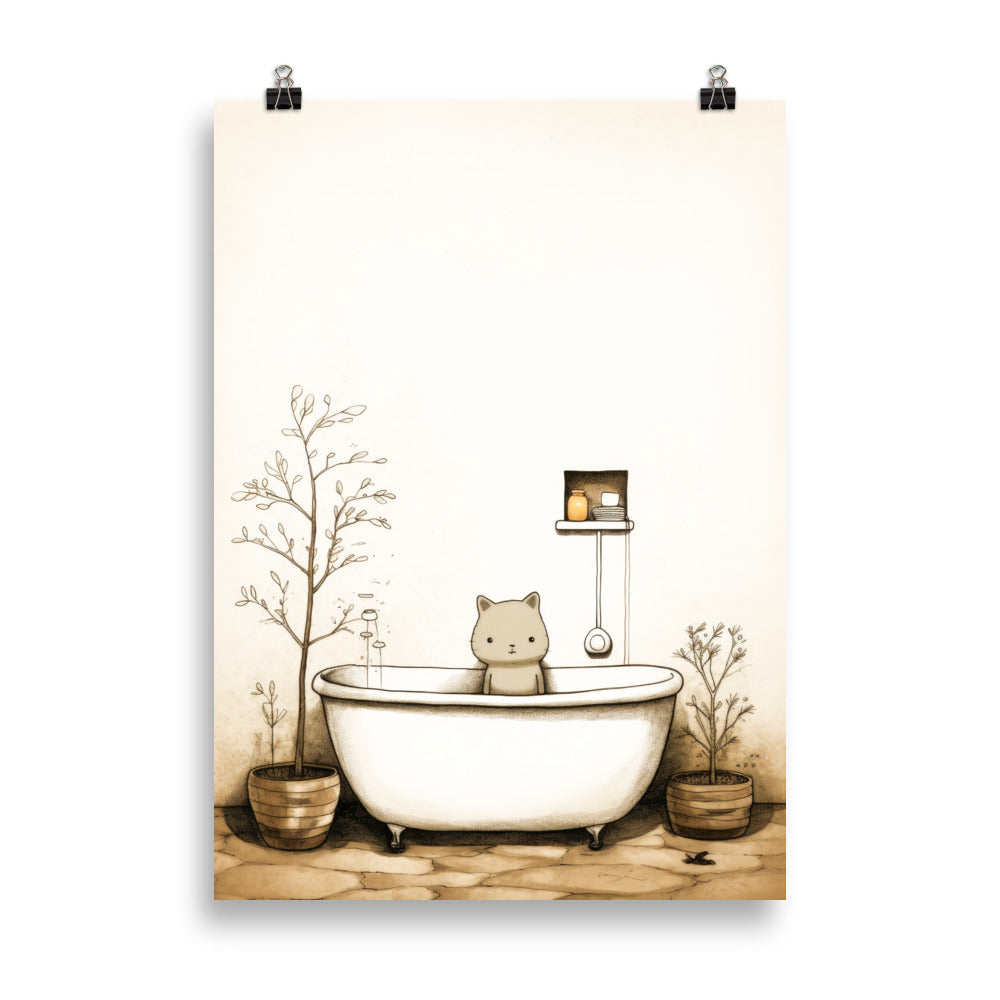 Cat in the tub