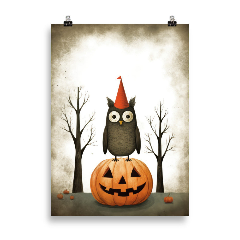 Hibou écarquillé