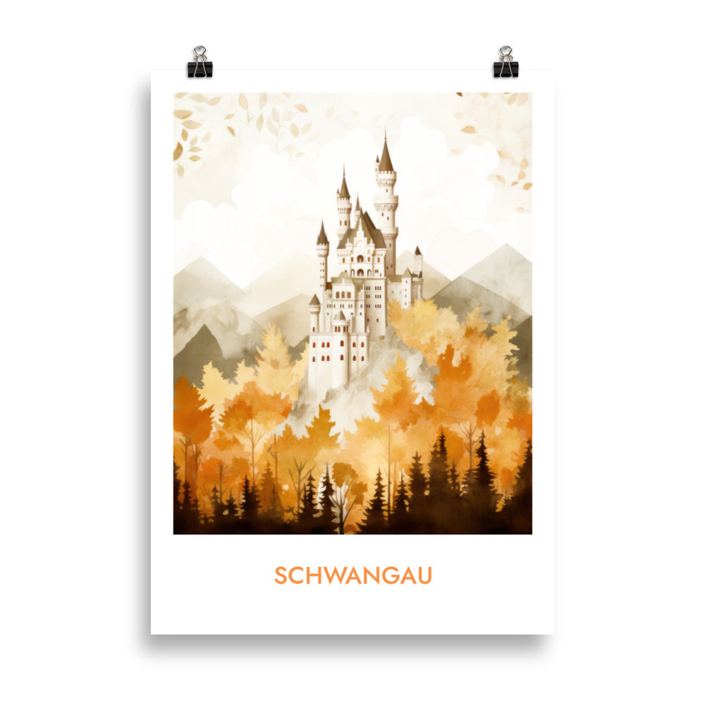 Schwangau - mit Schrift