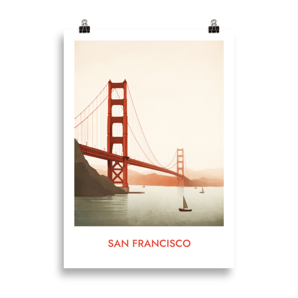 San Francisco - mit Schrift