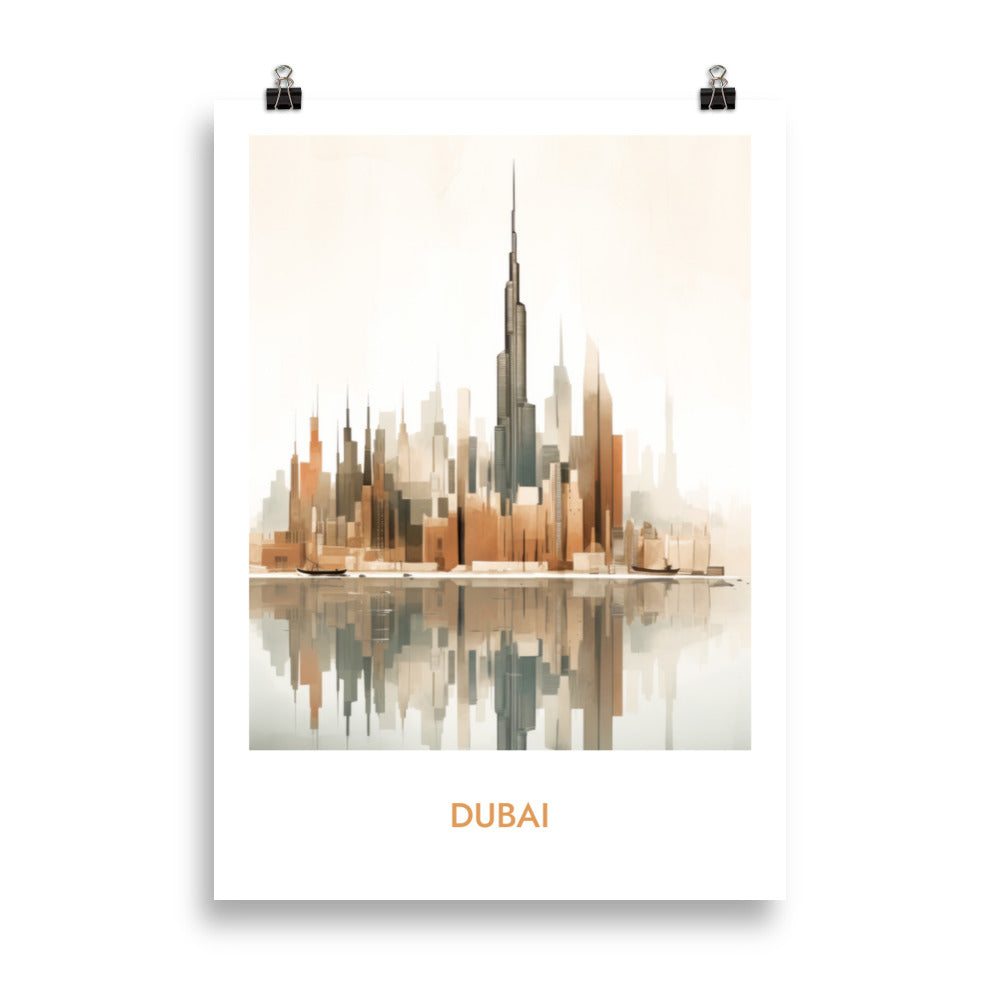 Dubai - mit Schrift
