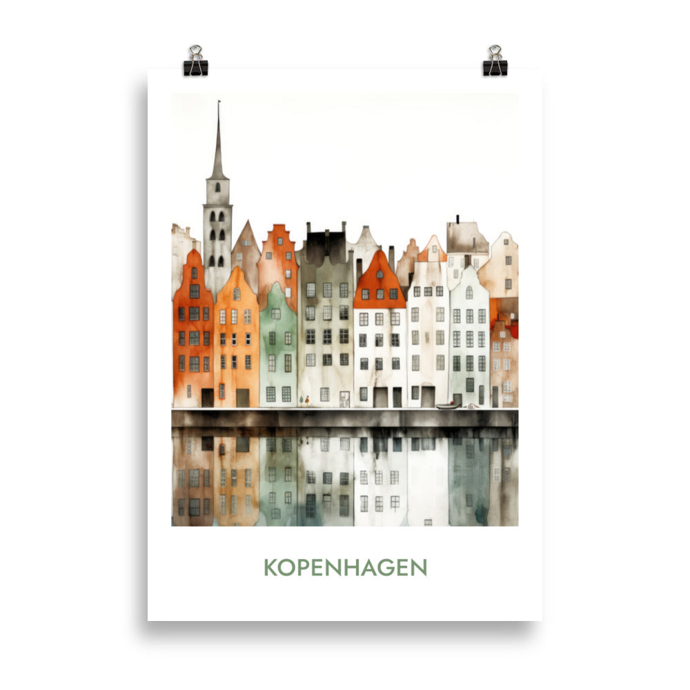 Copenhague - avec écriture