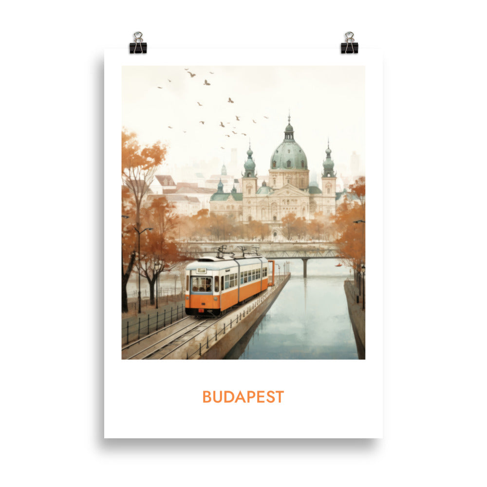 Budapest - mit Schrift