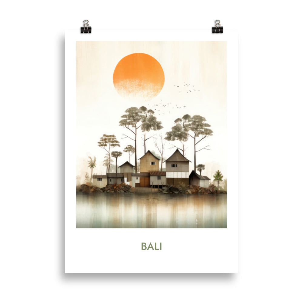 Bali - mit Schrift