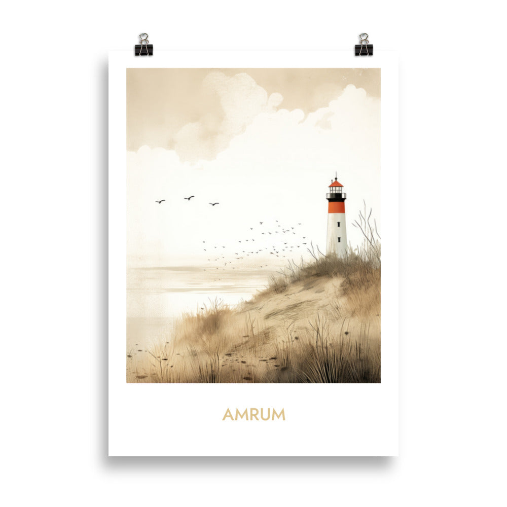 Amrum - mit Schrift