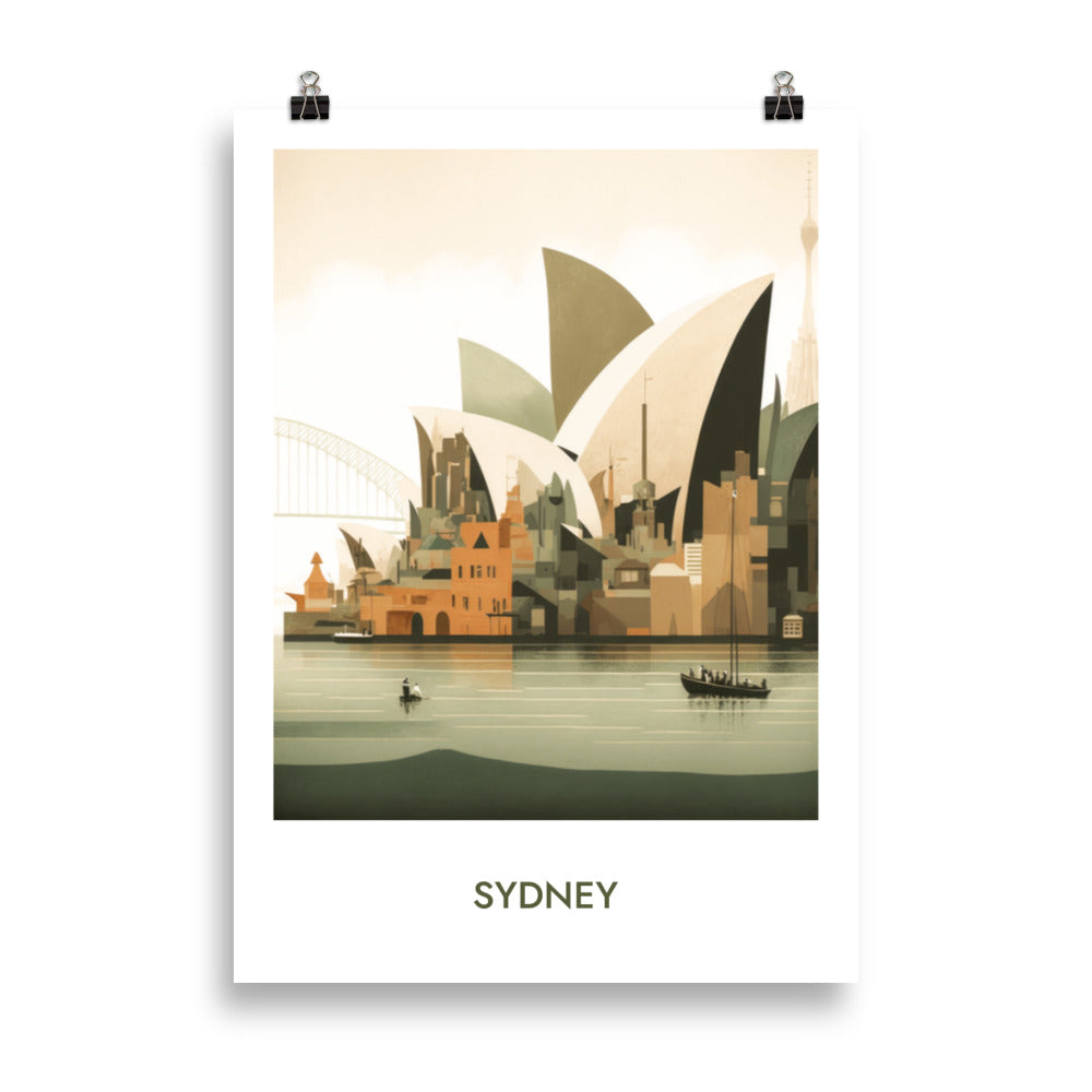 Sydney - mit Schrift