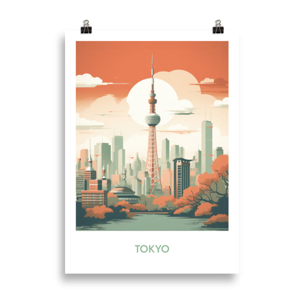 Tokyo - mit Schrift