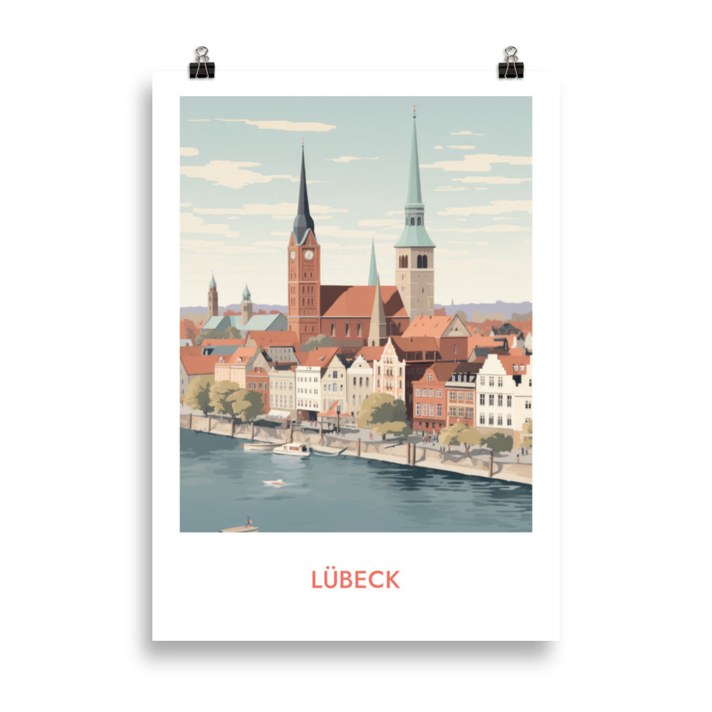 Lübeck - mit Schrift