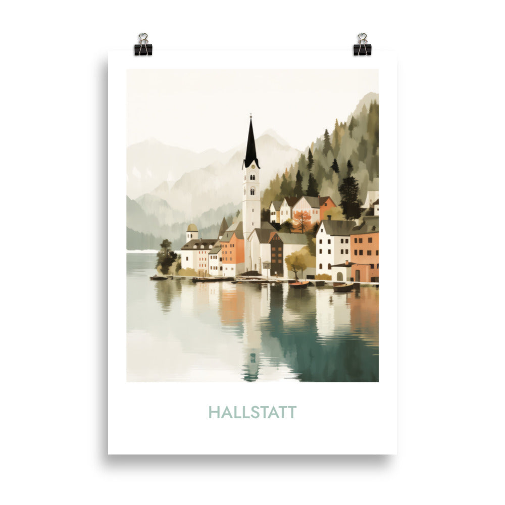 Hallstatt - mit Schrift
