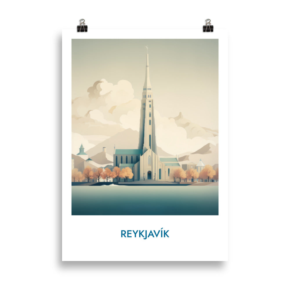 Reykjavik - mit Schrift