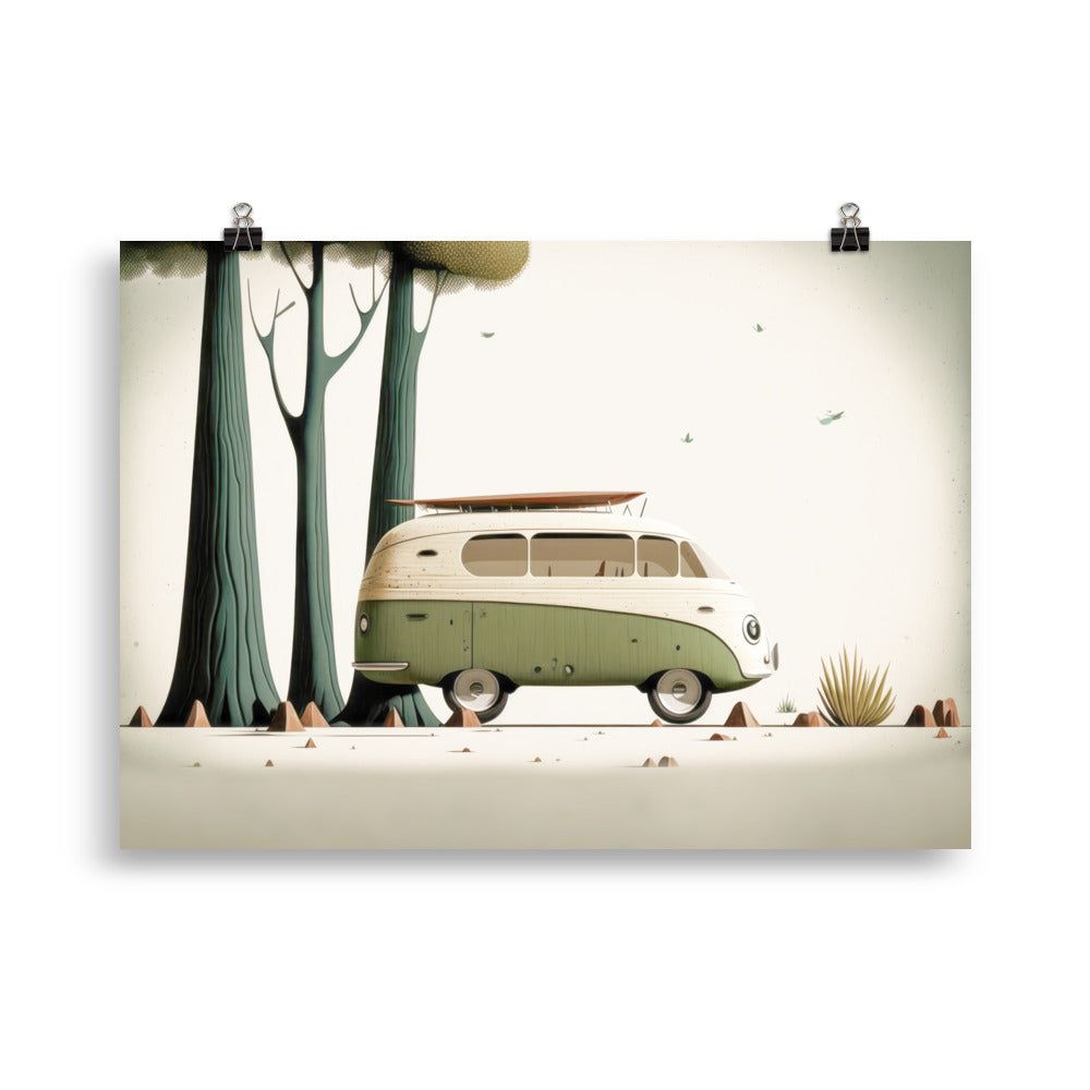 Camper im Wald