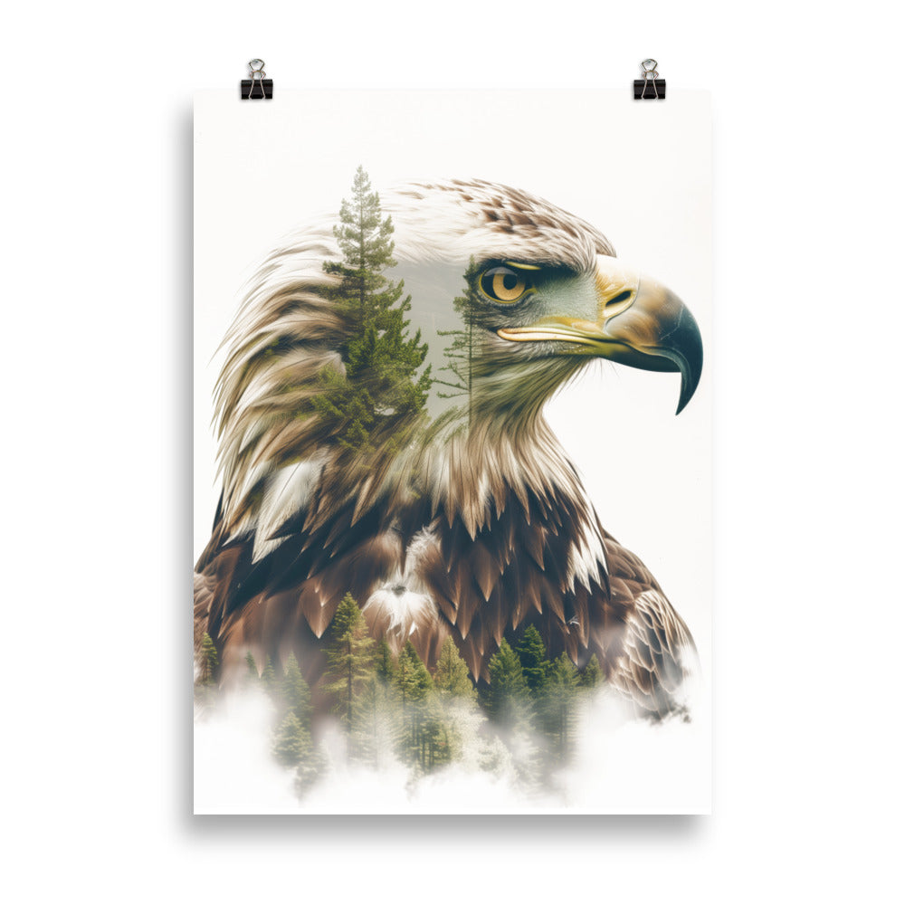 Double exposure eagle 2