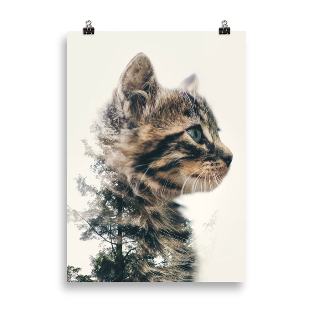 Double exposure kitten 2