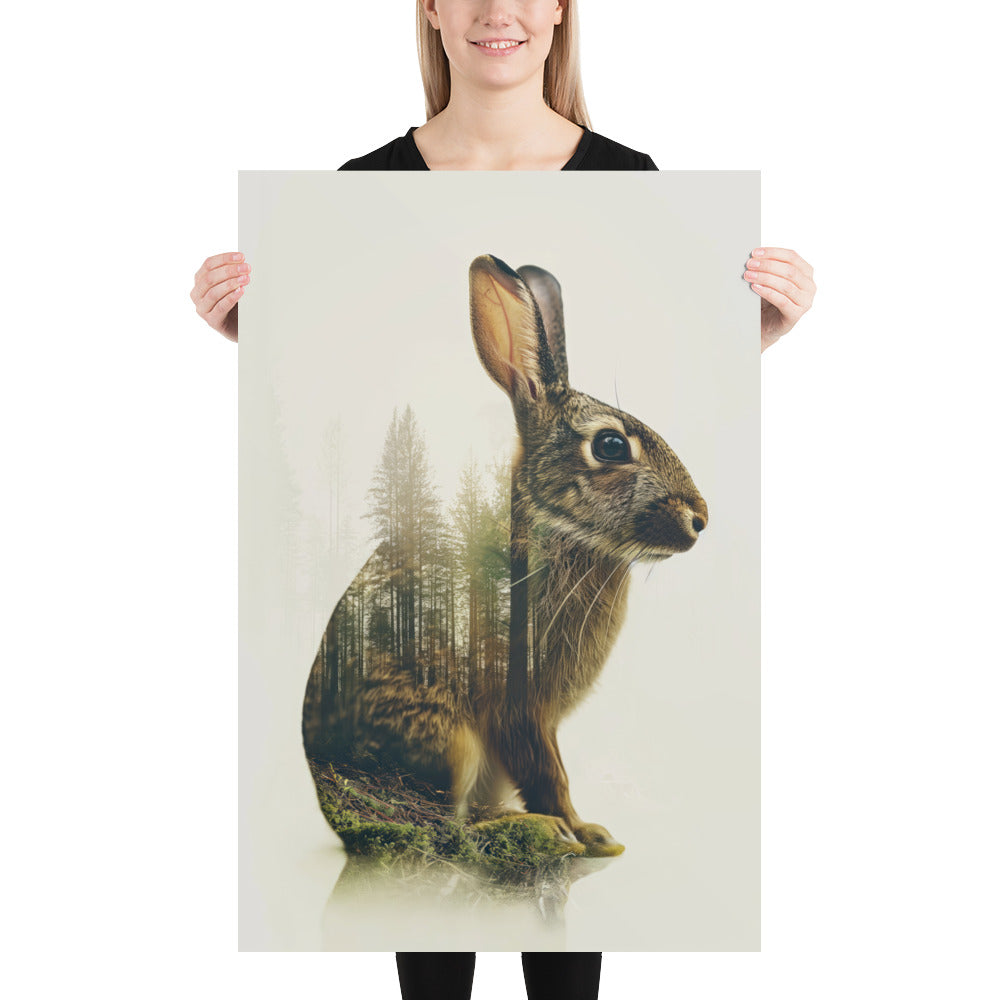 Doppelbelichtung Hase 2