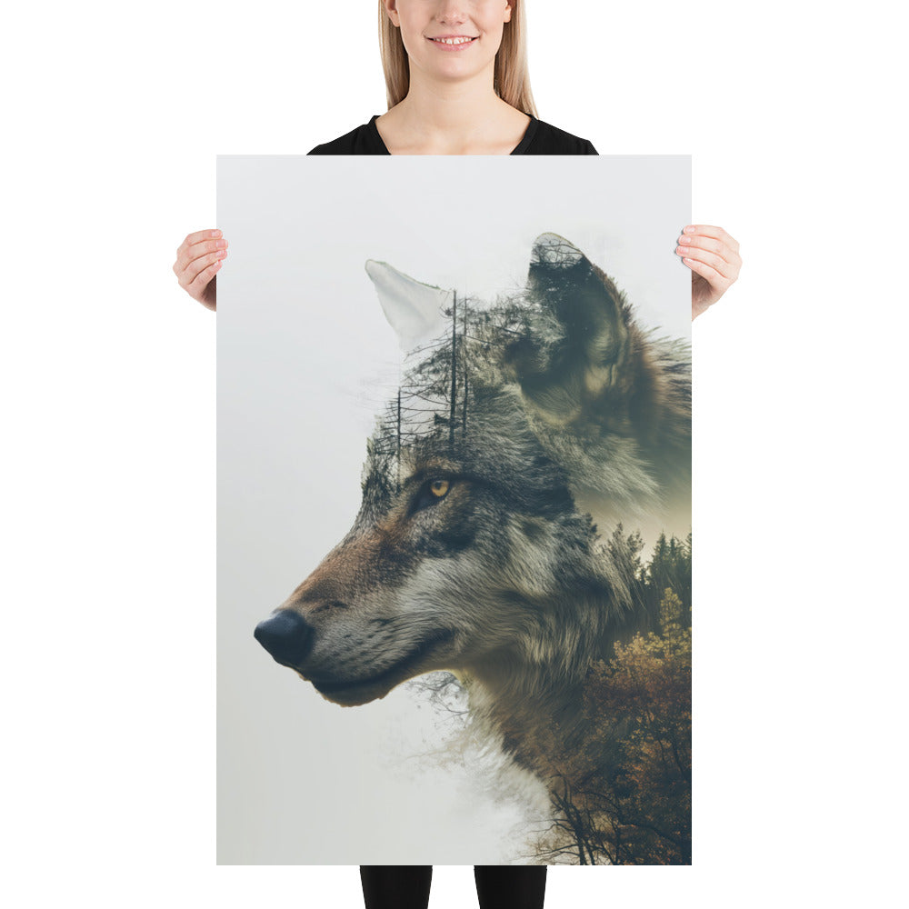 Double exposition loup 3