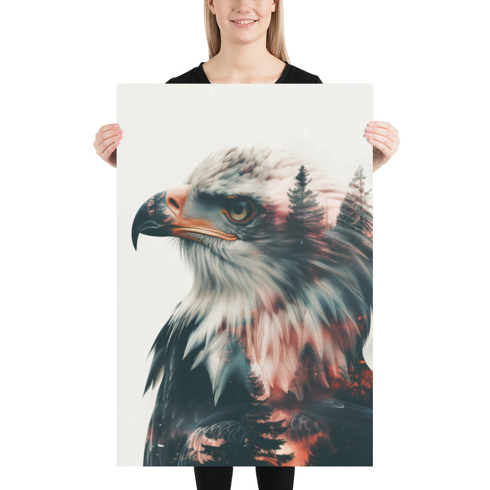 Double exposure eagle 1