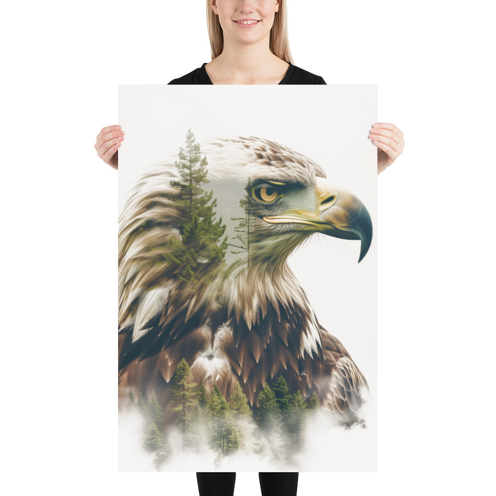 Double exposure eagle 2