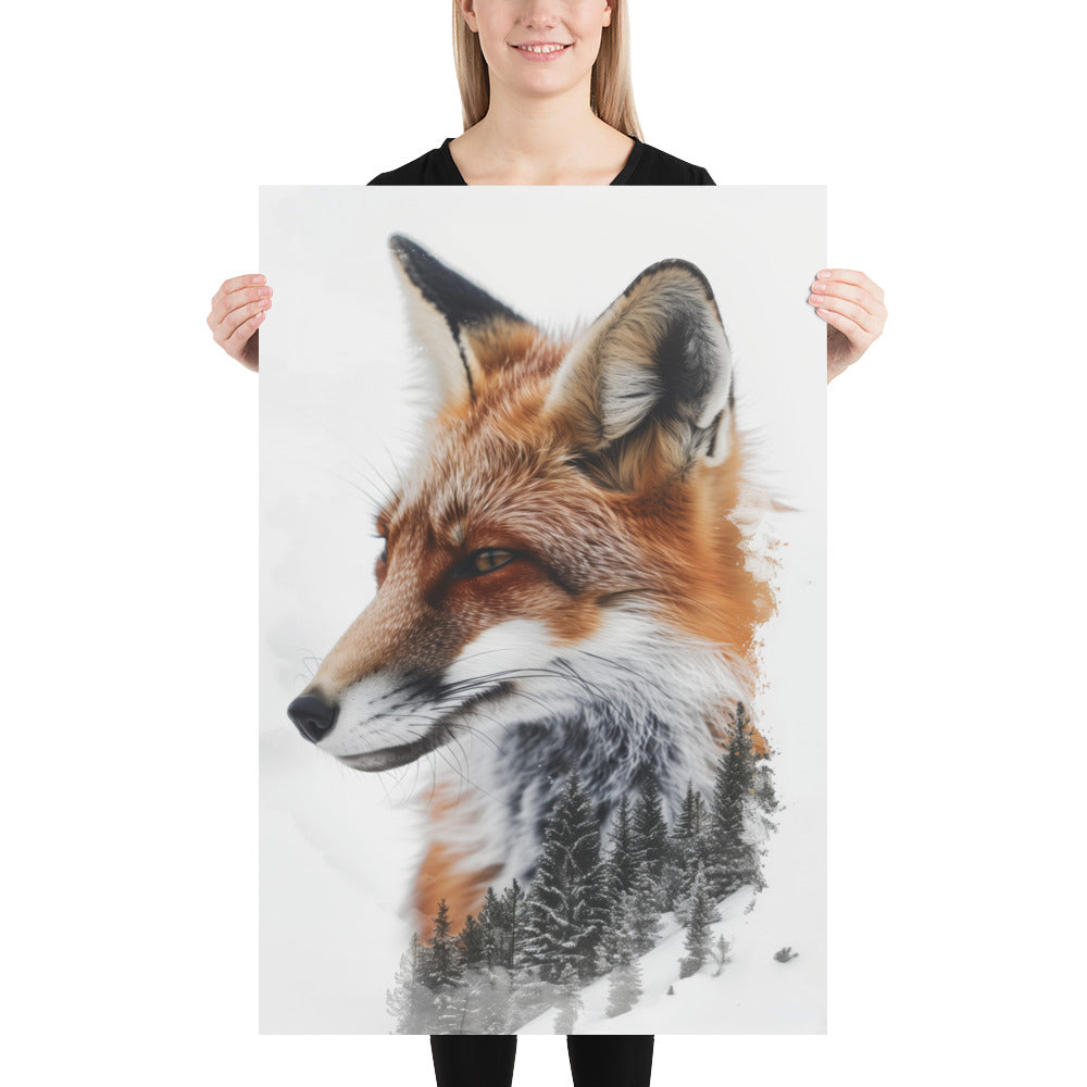 Double exposure fox 3